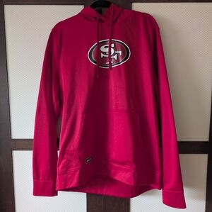 New Era San Francisco 49ers Red Pullover Hoodie